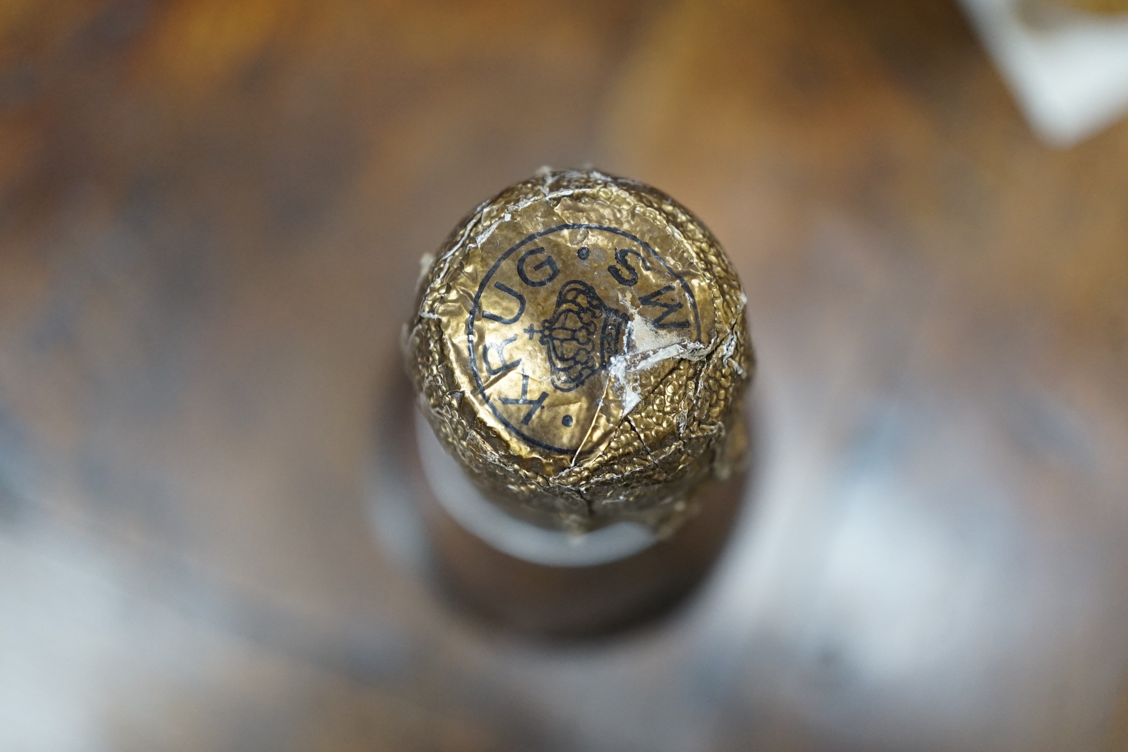 A 1973 bottle of Vintage Krug Champagne of Reims